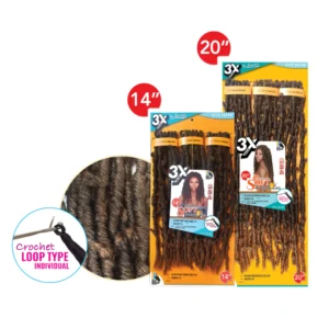 3x Soft Butterfly Locs 20''