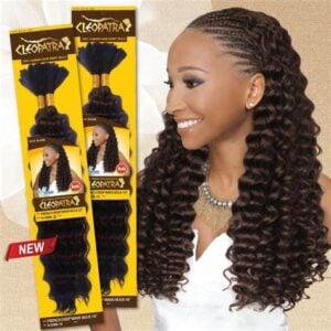 100% Human Hair French Deep Wave Bulk Cleopatra