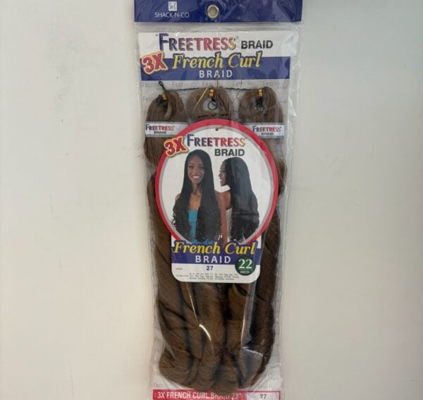 Freetress 3x French Curl braids 22 "