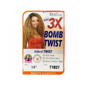 PS3X-14 / PRE-STRETCHED PASSION TWIST BRAID 14", 3PK