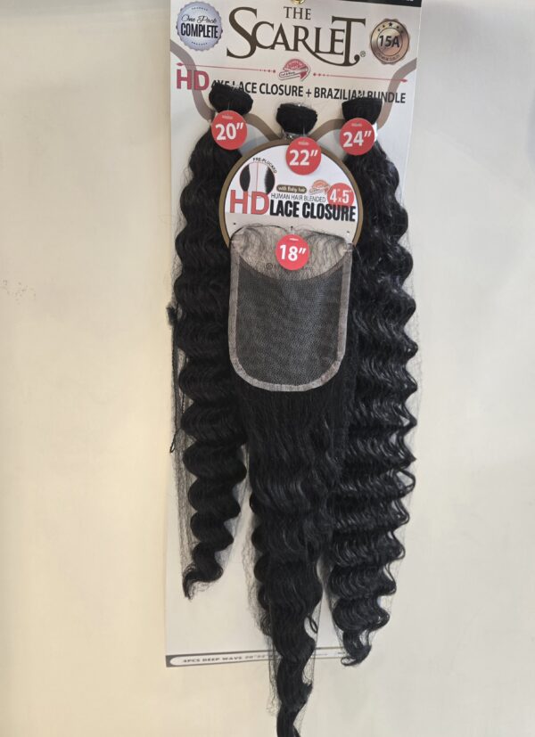 The Scarlet Human Hair Blended with closure