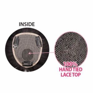 H-TP500 100% Human Hair Topper 9 "