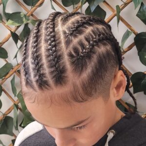 Cornrows with extensions