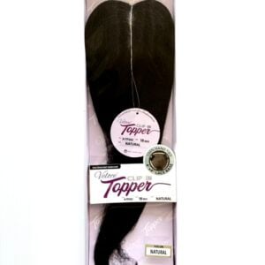 H-TP202 100% Human Hair Mono Topper18 " # Natural