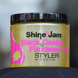 Ampro Shine n Jam Styler Black Castor Flaxseed Oil