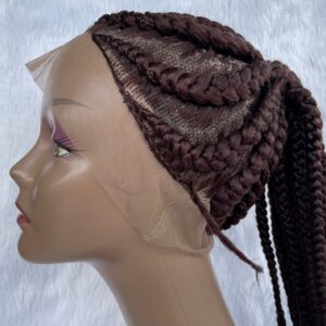 hand braided wig synthetic corn rows